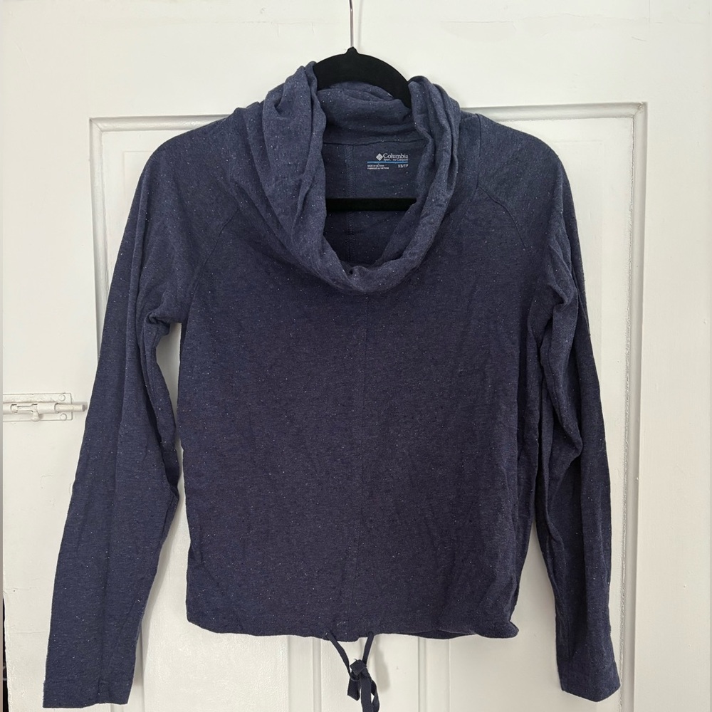 Columbia Gray Cowl Neck Sweater
